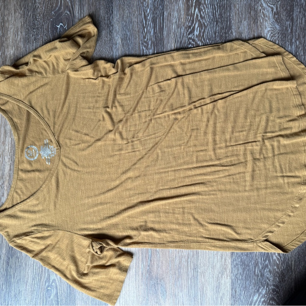 Elegant Mustard Short Sleeve Tee